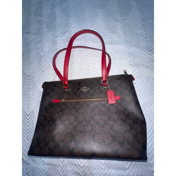 Coach F79609 Signature Tote Bag + Metallic Wallet – Excellent Condition - Picture 4 of 15